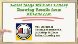 Mega Millions Lottery Drawing Results for September 8, 2015