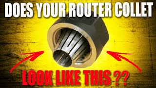 Why you have to loosen your router bit TWICE!