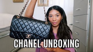 Review & Unboxing: Chanel Double Flap Jumbo Pink Bag @CHANEL 