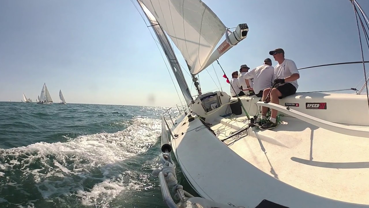 J/80 Worlds Race 6 Start on D&S2 - YouTube