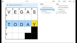 Today's New York Times NYT Mini Crossword 3 January 2023 solved answer