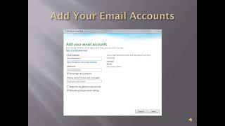Windows Live Mail Setting for Gmail