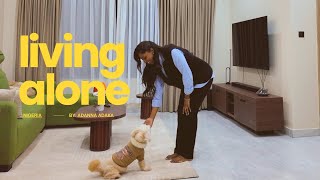 Living Alone Diaries | saying goodbye, new milestones, surprise party, solo living & little joys 🤍