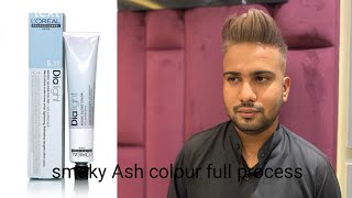 loreal dia light 9.11 how to do smoky Ash colour full process step by step #dia #trending #short