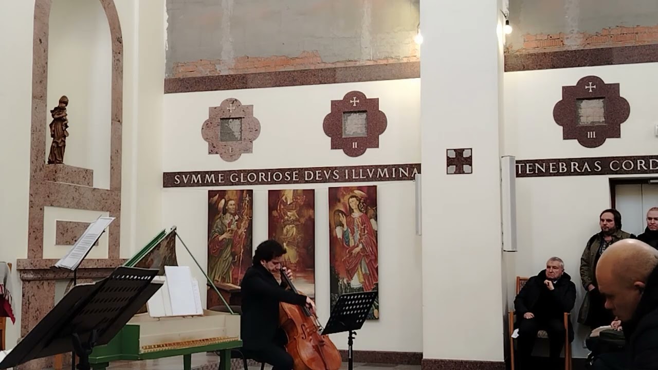 Ёган Себастыян Бах (1685 - 1750); Сарабанда з Сюіты рэ-мінор для віяланчэлі сола, BWV 1008