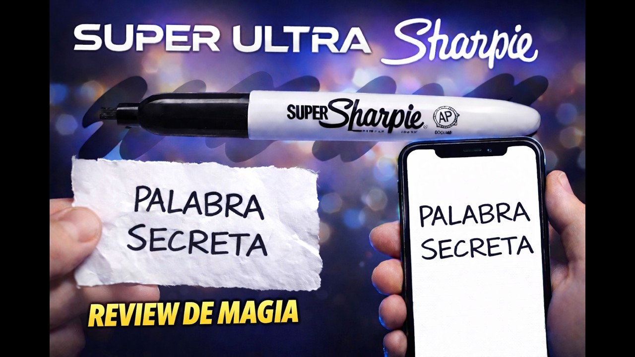 🚨 ¿ES LEGAL ESTO? 🤯  SUPER ULTRA SHARPIE de Javier Franco y Magic Stuff! El Sharpie que LO VE TODO