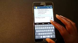 Predictive text and Auto replacement on Note 3 screenshot 1