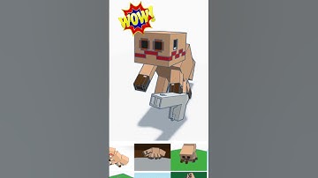 Magnificent Minecraft Tinkercad creations The Nice Creeper 💯👍#shorts