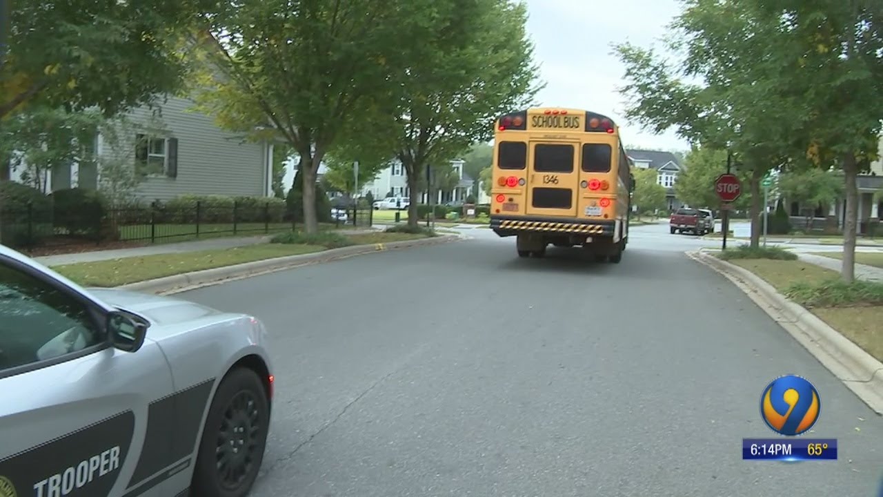 Highway Patrol cites drivers for passing stopped school buses - YouTube