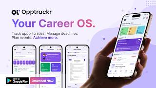 Opptrackr – Track Every Opportunity | Jobs, Internships, Resume Builder & Reminders screenshot 4