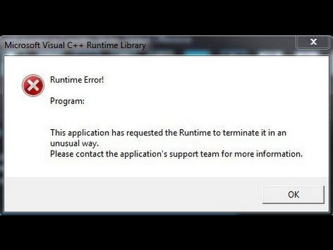 Runtime application error. Ошибка Microsoft Visual c++ runtime. Microsoft Visual c++ runtime Library ошибка. Ошибка this application has requested the runtime to terminate. Runtime Error! Program:.