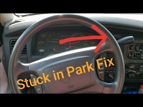 How to Fix Sticking Gear Selector Dodge Ram Durango Stuck in Park Can't Shift