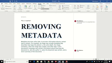 Como retirar o nome dos comentários do Word?