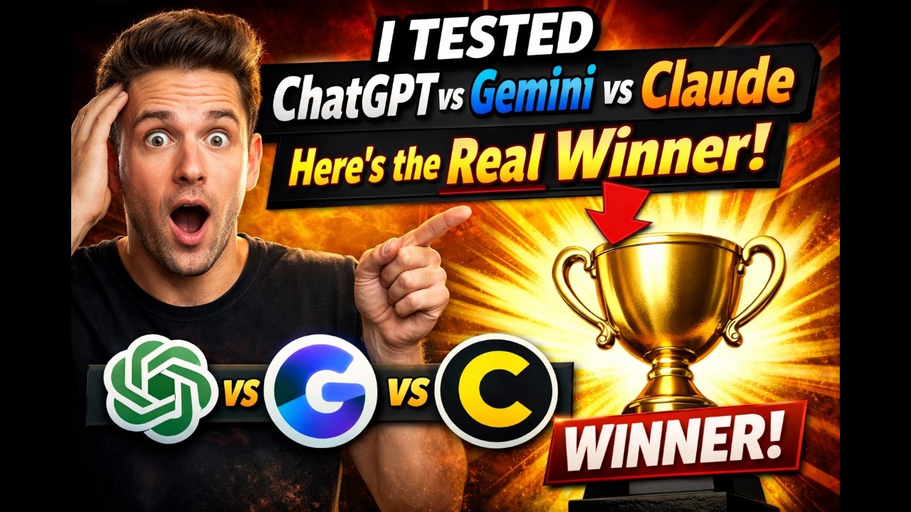 ChatGPT vs Gemini vs Claude — The SHOCKING Truth About the Best AI ...