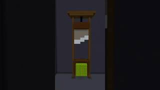 Minecraft Guillotine!