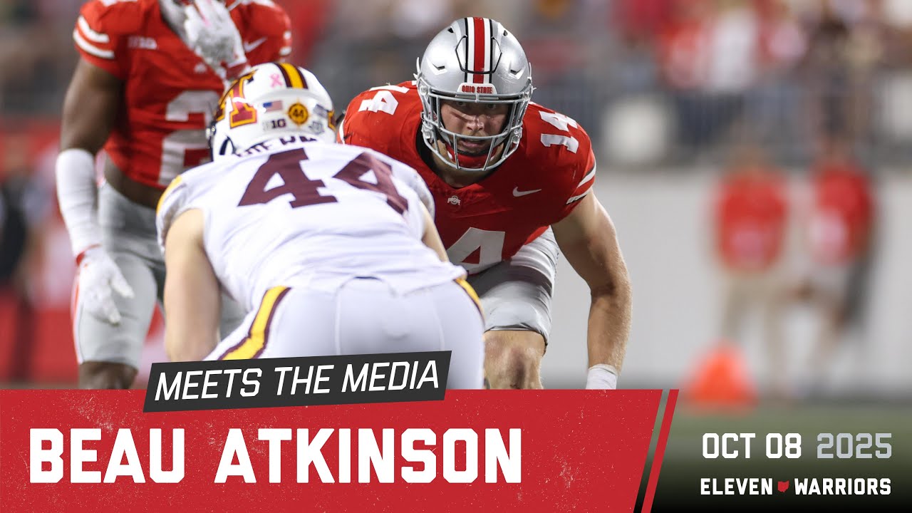 Beau Atkinson feels more comfortable at Ohio State, praises teammates ...