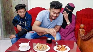 মিষ্টি নাকি ফুচকা | অনেক মজার গেম | Fajle Rabbi | Monalisha Shorna screenshot 2