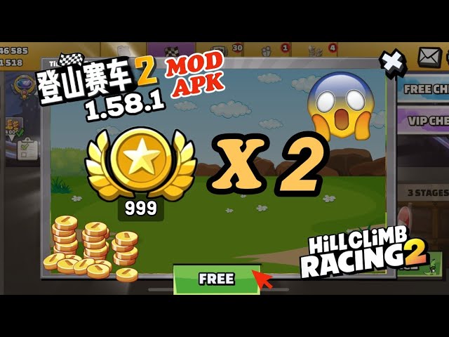 Hill Climb Racing 2 (Mod Unlimited Money/Diamond) 1.58.1