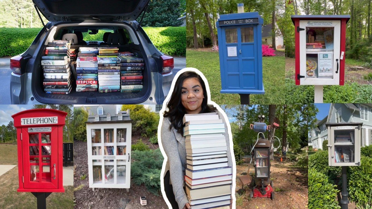 Filling EVERY Little Free Library in Town!