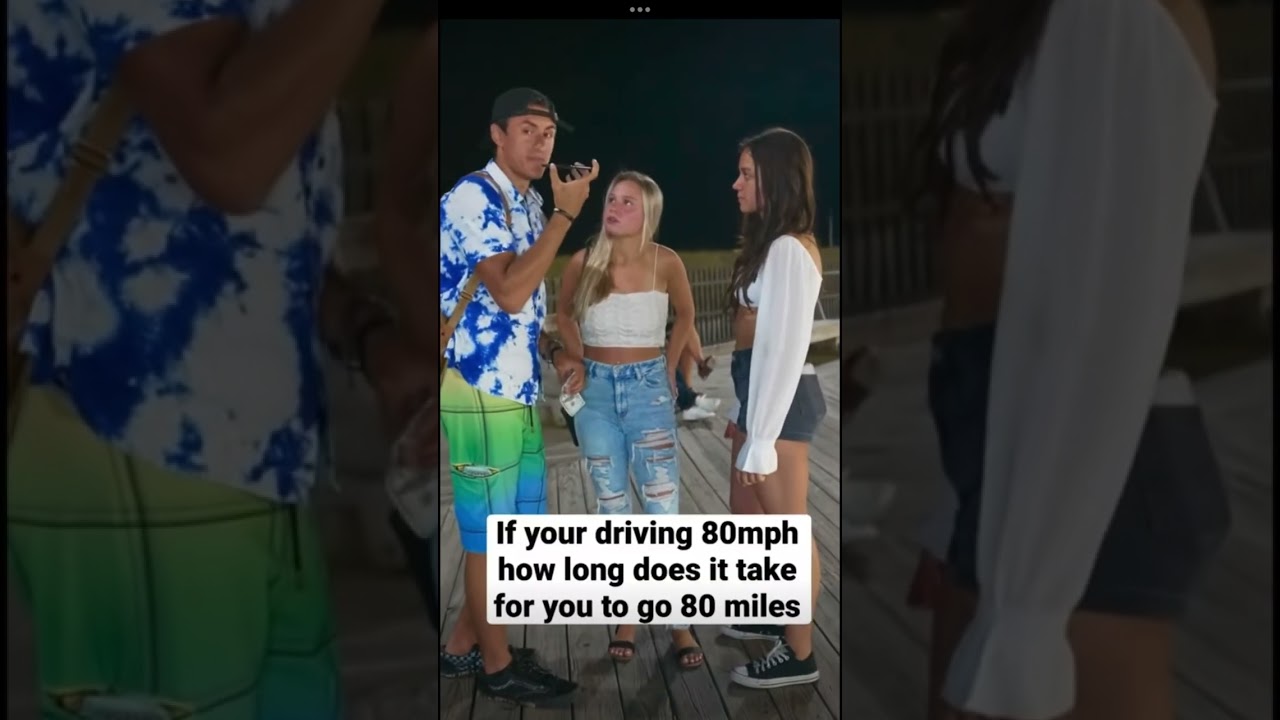 If you’re going 80miles an hour how long will it take to get to 80 miles