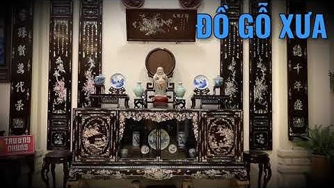 TỦ CHÈ ĐẸP CẨN ỐC ĐỎ - Gỗ Gụ Kiểu Xưa | Kệ | Tủ Rượu | TRƯỜNG KỶ ĐẸP | BÀN GHẾ CỔ | SẬP GỤ TỦ CHÈ