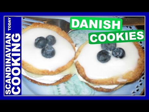 How to Make Danish Medal Cookies With Pastry Cream Filling- Medaljer Kage Opskrift