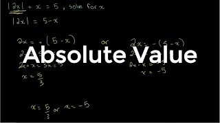Absolute Value | O Level Additional Mathematics