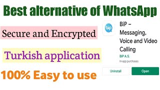 how to use Bip Application in Hindi! Best alternative of WhatsApp|100% secured Encrypted
