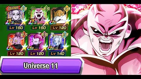BUFFED UNIVERSE 11 CATEGORY TEAM SHOWCASE! Dragon Ball Z Dokkan Battle