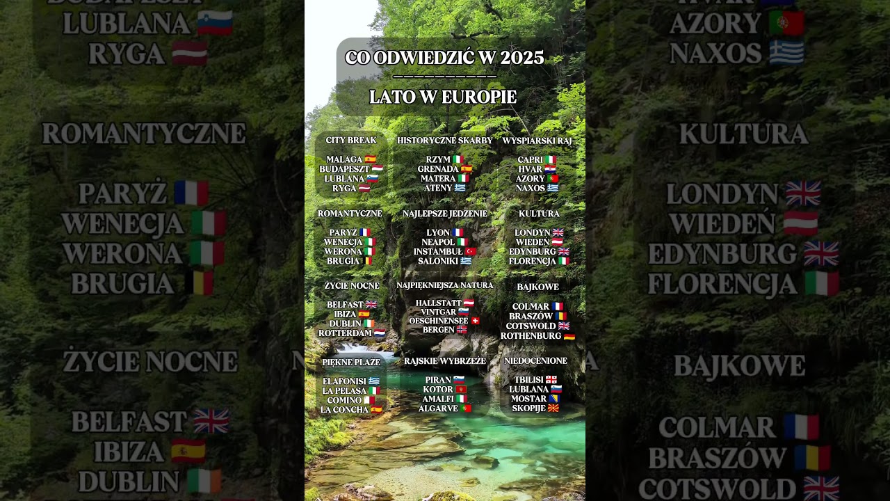 Te miejsca warto odwiedzić w lato 2025! ♥️ 
