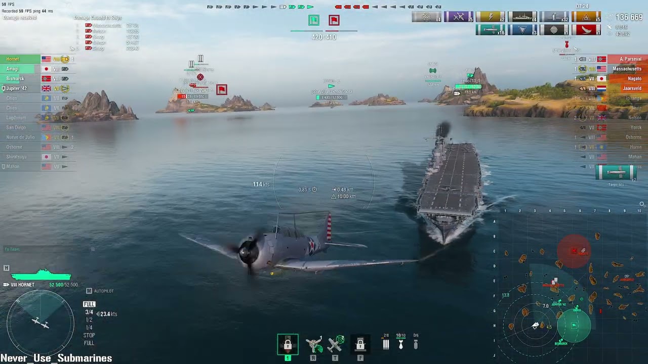 Tactical bombing and torpedoes are being used to hunt down BBs.