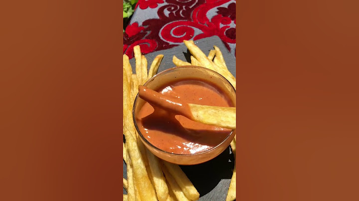 Awesome sauce for fried chicken and fries