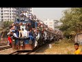 World S Dangerous Train In Bangladesh Bissow Ijtema Train Travel In Tongi Bangladesh 