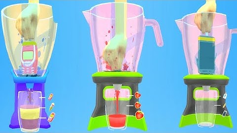Blend It 3d all juice grinding gameplay Android, ios games