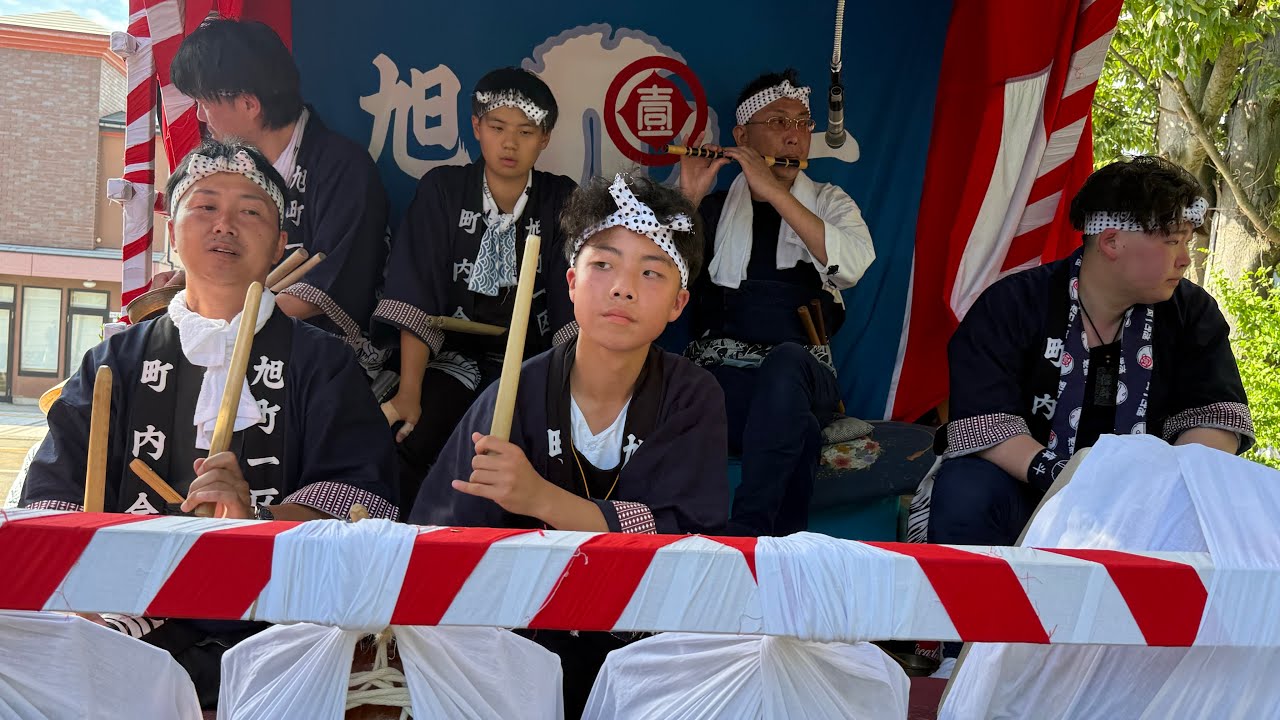 2025年土崎港曳山祭り 旭町一区 寄せ太鼓