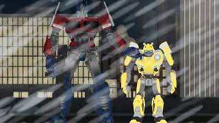 (TF/bumblebee movie/dc2/test):Optimus prime and bumblebee
