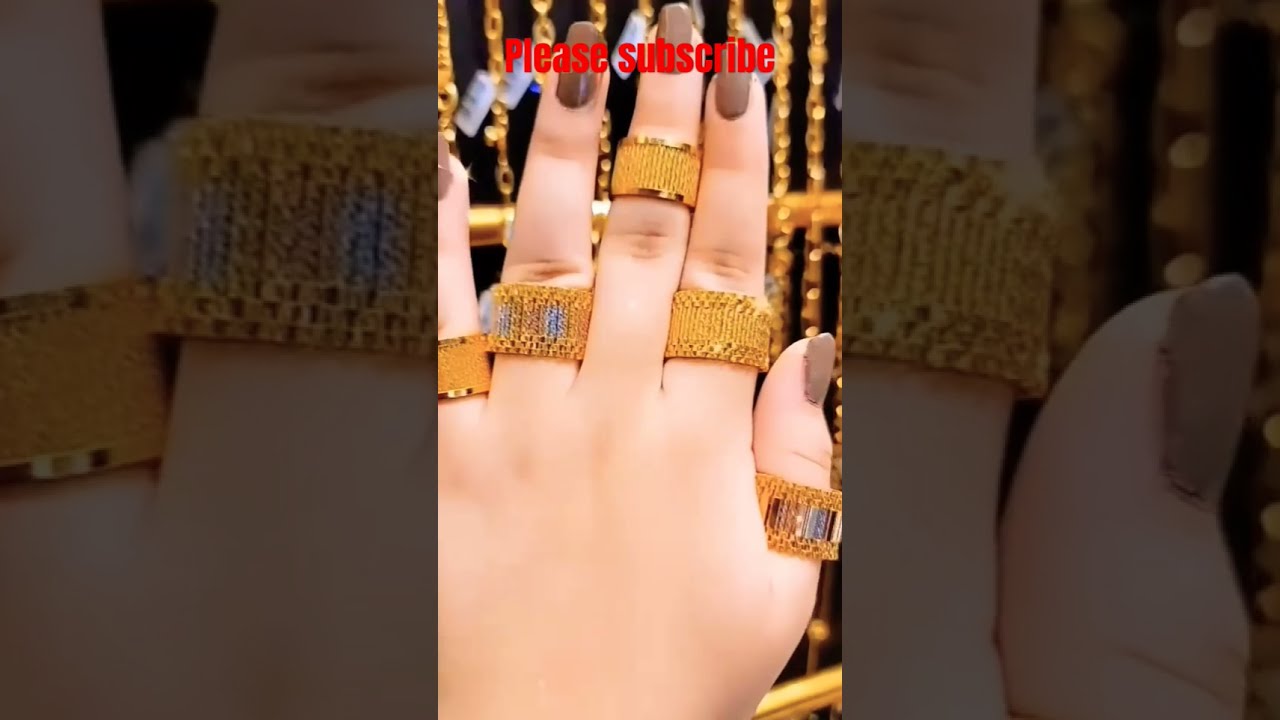 Dubai Gold Rings Design YouTube Dubai Gold Rings Design YouTube