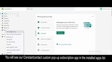 ConstantContact Custom Popup | Shopify App | Admin Tutorial | SolverCircle