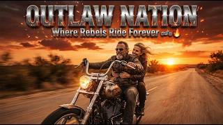 Outlaw Nation – Where Rebels Ride Forever 🏍️🔥 #OutlawRock #BikerPlaylist #RebelLife
