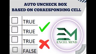 Auto Uncheck checkBox If Corresponding Cell Task Removed
