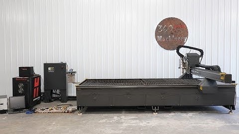 MULTICAM 3000 SERIES 5′ X 12′ CNC PLASMA TABLE W/HPR 130