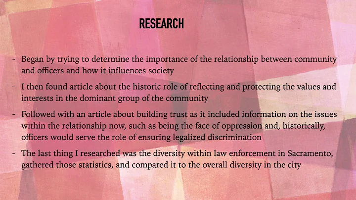 Societal Issues paper presentation