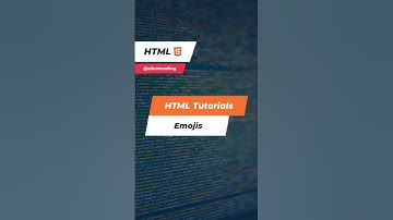 HTML emojis #html #html5 #htmltutorial #frontend #frontenddevelopment #coding