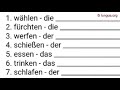 A1, A2, B1, B2, C1, Übungen, Verben, Nomen, Wörter, Wortbildung, vocabulary, words,easy word builder