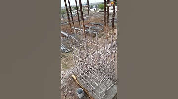 Lapping in column practical example, #construction #civilengineering #civilwork #concrete