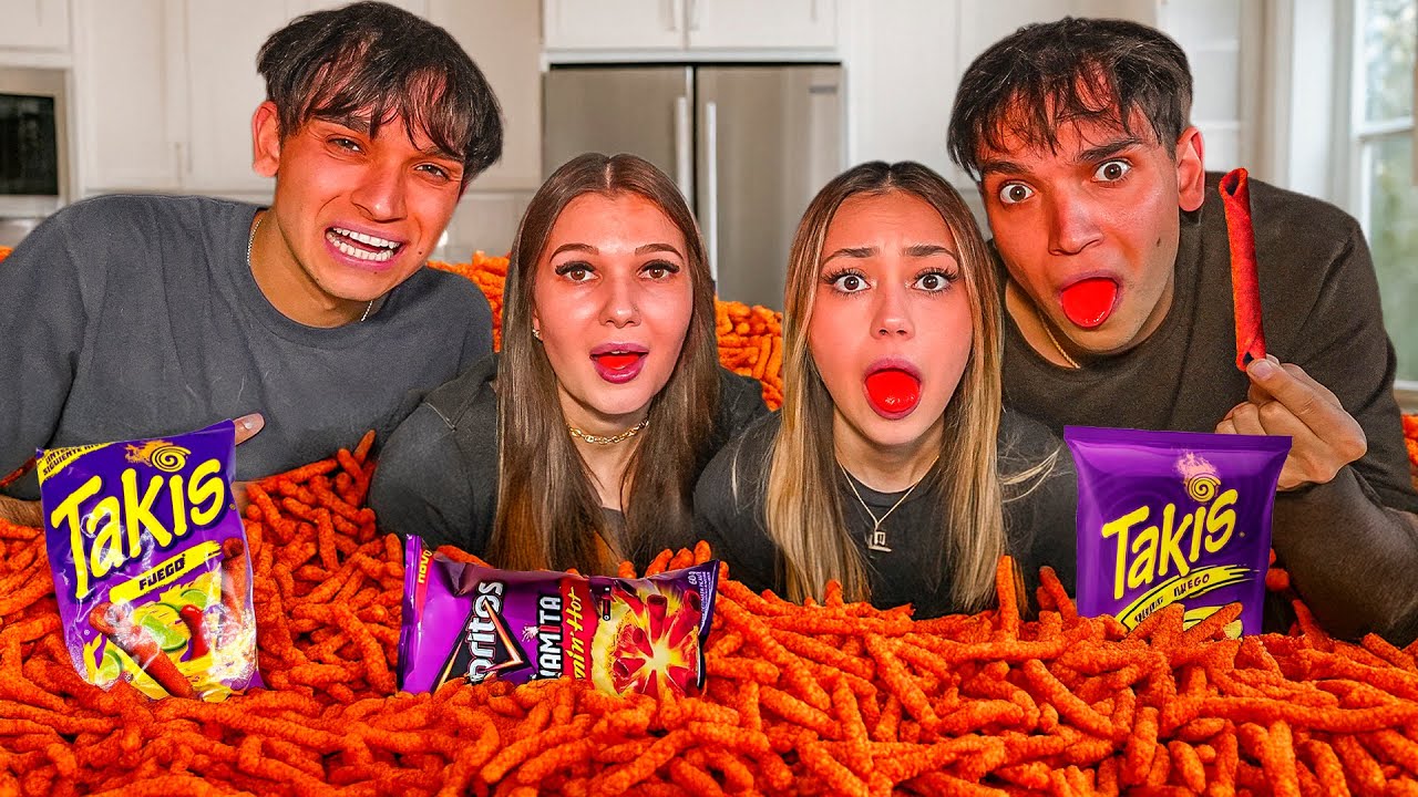 LAST TO STOP EATING HOT CHIPS WINS!