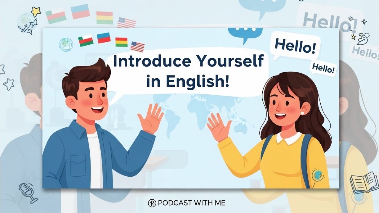 How to Introduce Yourself in English | Easy English Speaking Practice ...