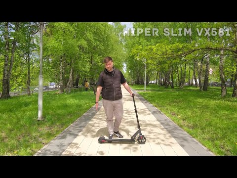 Обзор на электросамокат HIPER Slim VX581 Black (2022)