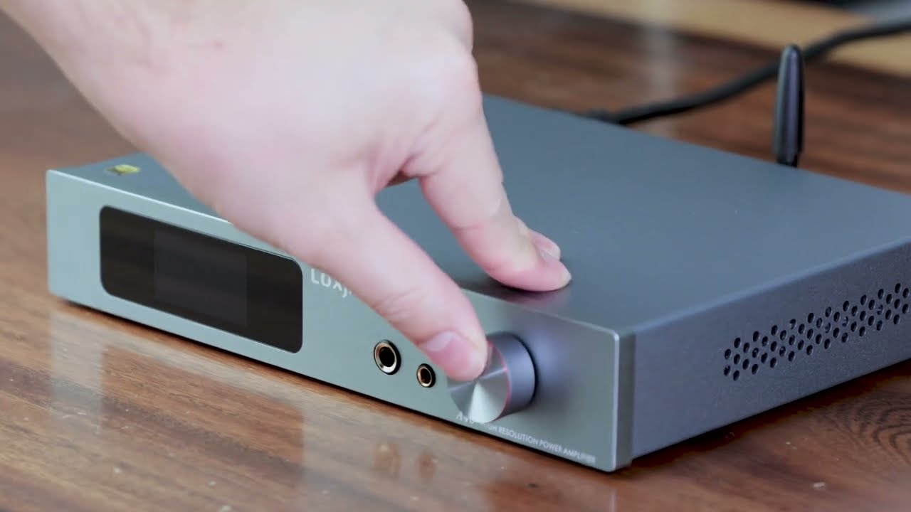 LOXJIE A40 MQA-CD 165W*2 Power Amplifier & Headphone AMP - YouTube