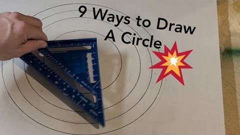 How to Draw a Circle (9 Ways)